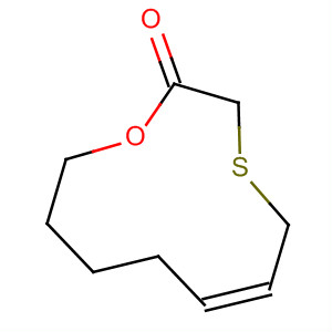 128375-88-2  1-Oxa-4-thiacycloundec-6-en-2-one, (Z)-