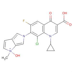 128740-65-8  3-Quinolinecarboxylic acid,8-chloro-1-cyclopropyl-6-fluoro-7-(hexahydro-1-methylpyrrolo[3,4-b]pyrrol-5(1H)-yl)-1,4-dihydro-4-oxo-