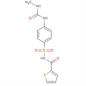 129513-34-4  2-Thiophenecarboxamide,N-[[4-[[(methylamino)carbonyl]amino]phenyl]sulfonyl]-