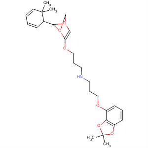 129917-37-9  1-Propanamine,3-[(2,2-dimethyl-1,3-benzodioxol-4-yl)oxy]-N-[3-[(2,2-dimethyl-1,3-benzodioxol-4-yl)oxy]propyl]-