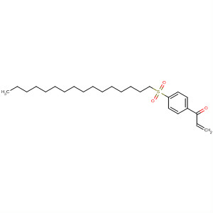 129976-01-8  2-Propen-1-one, 1-[4-(hexadecylsulfonyl)phenyl]-