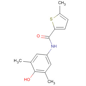 130211-58-4  2-Thiophenecarboxamide, N-(4-hydroxy-3,5-dimethylphenyl)-5-methyl-