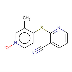 130562-13-9  3-Pyridinecarbonitrile, 2-[(3-methyl-1-oxido-4-pyridinyl)thio]-
