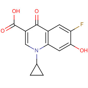 130579-27-0  3-Quinolinecarboxylic acid,1-cyclopropyl-6-fluoro-1,4-dihydro-7-hydroxy-4-oxo-