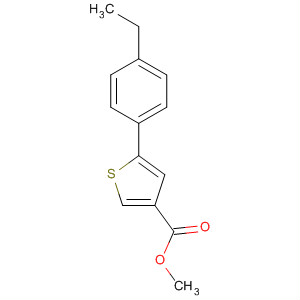 130655-95-7  3-Thiophenecarboxylic acid, 5-(4-ethylphenyl)-, methyl ester
