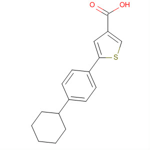 130656-08-5  3-Thiophenecarboxylic acid, 5-(4-cyclohexylphenyl)-