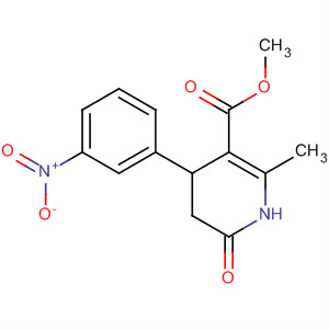 130734-38-2  3-Pyridinecarboxylic acid,1,4,5,6-tetrahydro-2-methyl-4-(3-nitrophenyl)-6-oxo-, methyl ester 130734-38-2  3-Pyridinecarboxylic acid,1,4,5,6-tetrahydro-2-methyl-4-(3-nitrophenyl)-6-oxo-, methyl ester