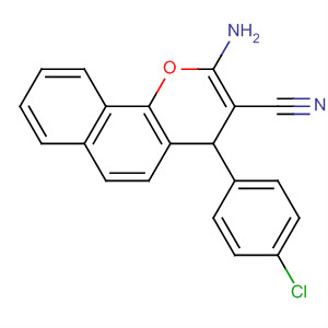 130944-10-4  4H-Naphtho[1,2-b]pyran-3-carbonitrile, 2-amino-4-(4-chlorophenyl)-