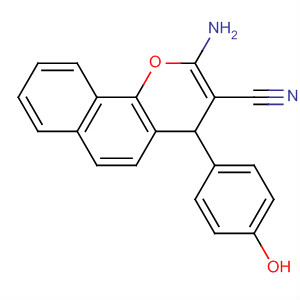 130944-11-5  4H-Naphtho[1,2-b]pyran-3-carbonitrile, 2-amino-4-(4-hydroxyphenyl)-