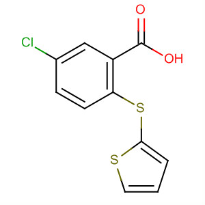 13125-02-5  Benzoic acid, 5-chloro-2-(2-thienylthio)-