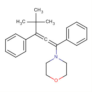 131319-44-3  Morpholine, 4-(4,4-dimethyl-1,3-diphenyl-1,2-pentadienyl)-
