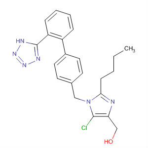 114799-13-2  1H-Imidazole-4-methanol,2-butyl-5-chloro-1-[[2'-(1H-tetrazol-5-yl)[1,1'-biphenyl]-4-yl]methyl]-