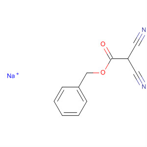 114907-98-1  Acetic acid, dicyano-, phenylmethyl ester, ion(1-), sodium