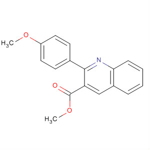 115307-42-1  3-Quinolinecarboxylic acid, 2-(4-methoxyphenyl)-, methyl ester