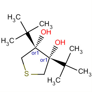 116375-55-4  3,4-Thiophenediol, 3,4-bis(1,1-dimethylethyl)tetrahydro-, (3R,4S)-rel-
