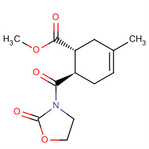 116733-44-9  3-Cyclohexene-1-carboxylic acid,3-methyl-6-[(2-oxo-3-oxazolidinyl)carbonyl]-, methyl ester, (1R,6R)-