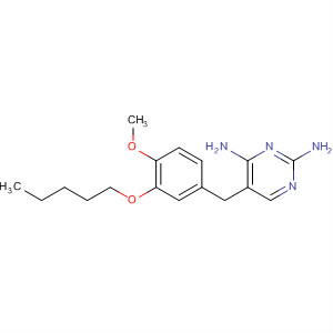 118791-64-3  2,4-Pyrimidinediamine, 5-[[4-methoxy-3-(pentyloxy)phenyl]methyl]-