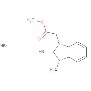 119294-86-9  1H-Benzimidazole-1-acetic acid, 2,3-dihydro-2-imino-3-methyl-, methylester, monohydrobromide