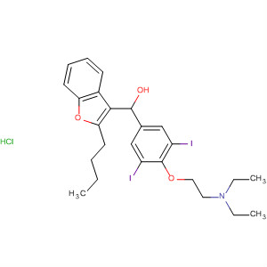 119589-50-3  3-Benzofuranmethanol,2-butyl-a-[4-[2-(diethylamino)ethoxy]-3,5-diiodophenyl]-, hydrochloride