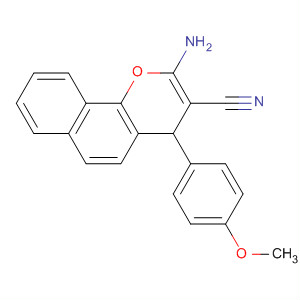 119825-06-8  4H-Naphtho[1,2-b]pyran-3-carbonitrile, 2-amino-4-(4-methoxyphenyl)-