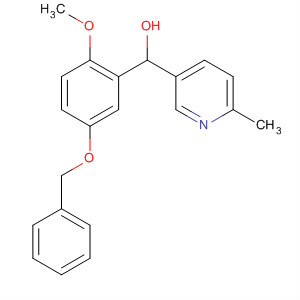 120130-07-6  3-Pyridinemethanol, a-[2-methoxy-5-(phenylmethoxy)phenyl]-6-methyl-