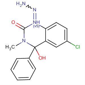 120195-13-3  2(1H)-Quinazolinone,6-chloro-3,4-dihydro-4-hydroxy-3-methyl-4-phenyl-, hydrazone