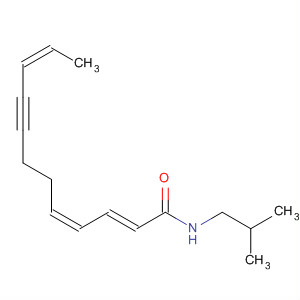 120727-33-5  2,4,10-Dodecatrien-8-ynamide, N-(2-methylpropyl)-, (2E,4Z,10Z)-