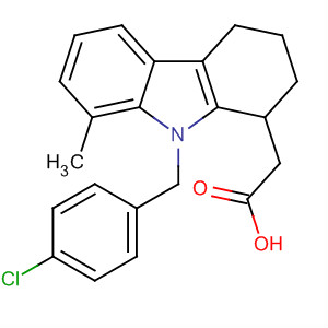 121083-28-1  1H-Carbazole-1-acetic acid,9-[(4-chlorophenyl)methyl]-2,3,4,9-tetrahydro-8-methyl-