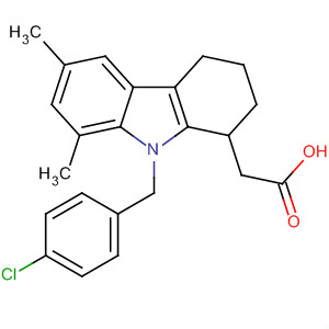 121083-45-2  1H-Carbazole-1-acetic acid,9-[(4-chlorophenyl)methyl]-2,3,4,9-tetrahydro-6,8-dimethyl-