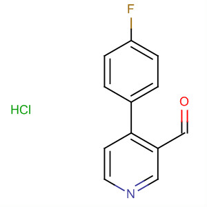 121187-15-3  3-Pyridinecarboxaldehyde, 4-(4-fluorophenyl)-, hydrochloride 121187-15-3  3-Pyridinecarboxaldehyde, 4-(4-fluorophenyl)-, hydrochloride