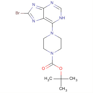 121370-73-8  1-Piperazinecarboxylic acid, 4-(8-bromo-1H-purin-6-yl)-,1,1-dimethylethyl ester