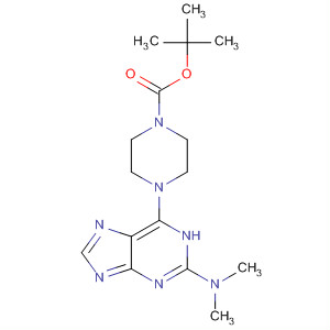 121371-14-0  1-Piperazinecarboxylic acid, 4-[2-(dimethylamino)-1H-purin-6-yl]-,1,1-dimethylethyl ester