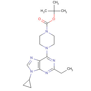 121371-51-5  1-Piperazinecarboxylic acid, 4-(9-cyclopropyl-2-ethyl-9H-purin-6-yl)-,1,1-dimethylethyl ester
