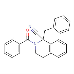 121451-89-6  1-Isoquinolinecarbonitrile,2-benzoyl-1,2,3,4-tetrahydro-1-(phenylmethyl)-