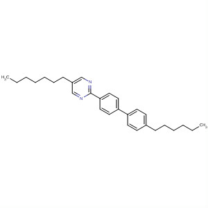121639-95-0  Pyrimidine, 5-heptyl-2-(4'-hexyl[1,1'-biphenyl]-4-yl)-