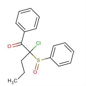 122128-97-6  1-Pentanone, 2-chloro-1-phenyl-2-(phenylsulfinyl)-