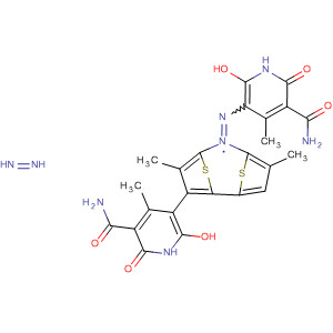 122639-78-5  3-Pyridinecarboxamide,5,5'-[(4,4'-dimethyl[2,2'-bithiophene]-5,5'-diyl)bis(azo)]bis[1,2-dihydro-6-hydroxy-4-methyl-2-oxo-