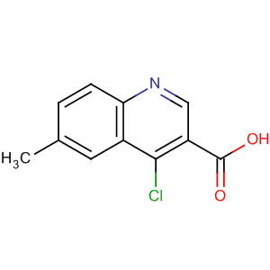 123637-90-1  3-Quinolinecarboxylic acid, 4-chloro-6-methyl-