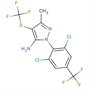 106258-05-3  1H-Pyrazol-5-amine,1-[2,6-dichloro-4-(trifluoromethyl)phenyl]-3-methyl-4-[(trifluoromethyl)thio]-