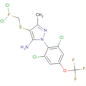 106258-10-0  1H-Pyrazol-5-amine,4-[(dichlorofluoromethyl)thio]-1-[2,6-dichloro-4-(trifluoromethoxy)phenyl]-3-methyl-