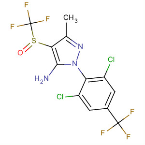 106258-18-8  1H-Pyrazol-5-amine,1-[2,6-dichloro-4-(trifluoromethyl)phenyl]-3-methyl-4-[(trifluoromethyl)sulfonyl]-