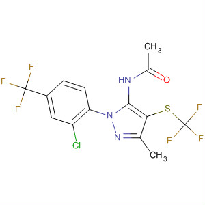 106258-20-2  Acetamide,N-[1-[2-chloro-4-(trifluoromethyl)phenyl]-3-methyl-4-[(trifluoromethyl)thio]-1H-pyrazol-5-yl]-