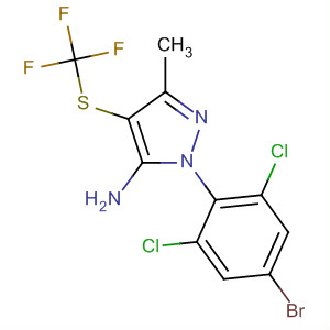 106258-26-8  1H-Pyrazol-5-amine,1-(4-bromo-2,6-dichlorophenyl)-3-methyl-4-[(trifluoromethyl)thio]-