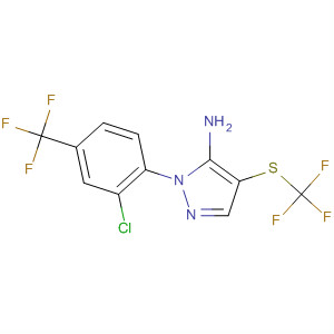 106259-22-7  1H-Pyrazol-5-amine,1-[2-chloro-4-(trifluoromethyl)phenyl]-4-[(trifluoromethyl)thio]-