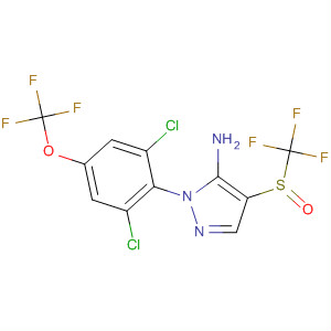 106259-24-9  1H-Pyrazol-5-amine,1-[2,6-dichloro-4-(trifluoromethoxy)phenyl]-4-[(trifluoromethyl)sulfinyl]-