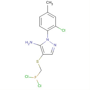 106259-30-7  1H-Pyrazol-5-amine,1-(2-chloro-4-methylphenyl)-4-[(dichlorofluoromethyl)thio]-