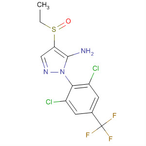 106259-51-2  1H-Pyrazol-5-amine,1-[2,6-dichloro-4-(trifluoromethyl)phenyl]-4-(ethylsulfinyl)-