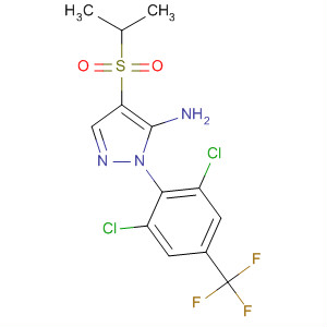 106259-53-4  1H-Pyrazol-5-amine,1-[2,6-dichloro-4-(trifluoromethyl)phenyl]-4-[(1-methylethyl)sulfonyl]-