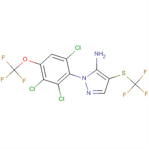 106259-71-6  1H-Pyrazol-5-amine,1-[2,3,6-trichloro-4-(trifluoromethoxy)phenyl]-4-[(trifluoromethyl)thio]-