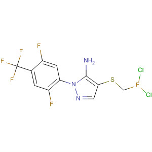 106259-73-8  1H-Pyrazol-5-amine,4-[(dichlorofluoromethyl)thio]-1-[2,5-difluoro-4-(trifluoromethyl)phenyl]-